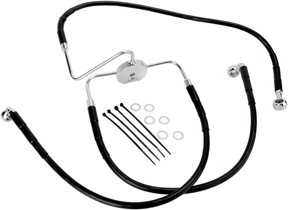 Brake Line - Front (Lower/Upper) - Black
