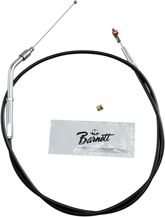 Black Vinyl Idle Cable - +6" Size - 37-1/2" Length