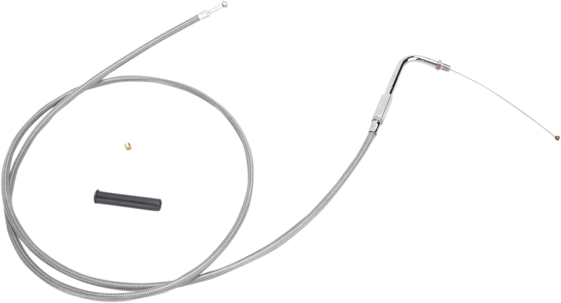 Stainless Braided Throttle Cable - 52"