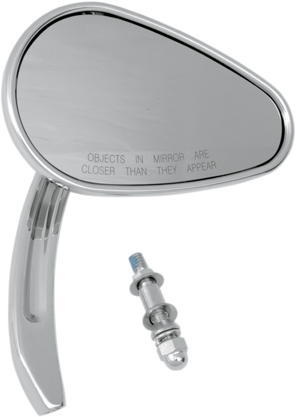 Mirror - Side View - Teardrop - Chrome - Right