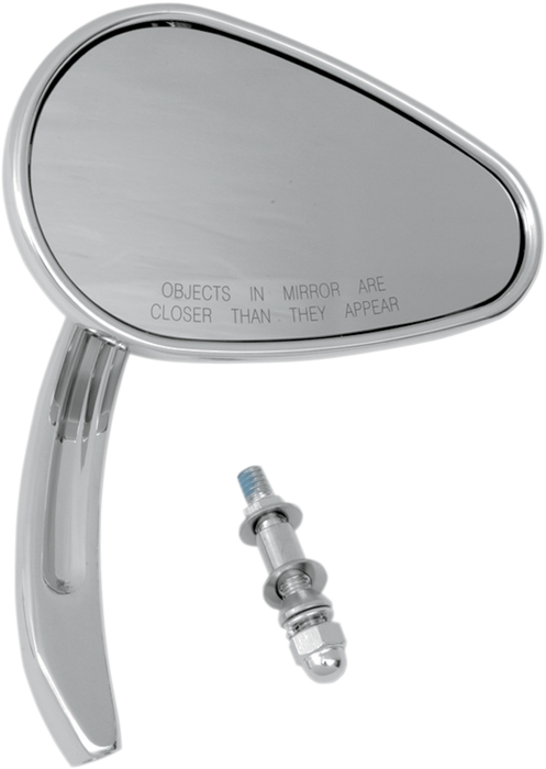 Mirror - Side View - Teardrop - Chrome - Right