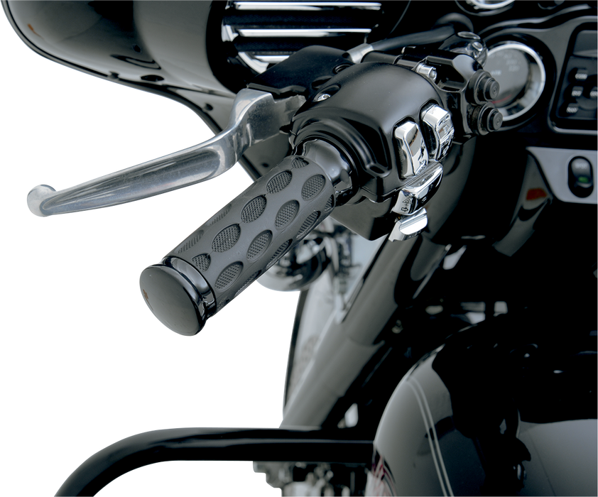 Custom Rubber Grips - Hotop - Black/Rubber