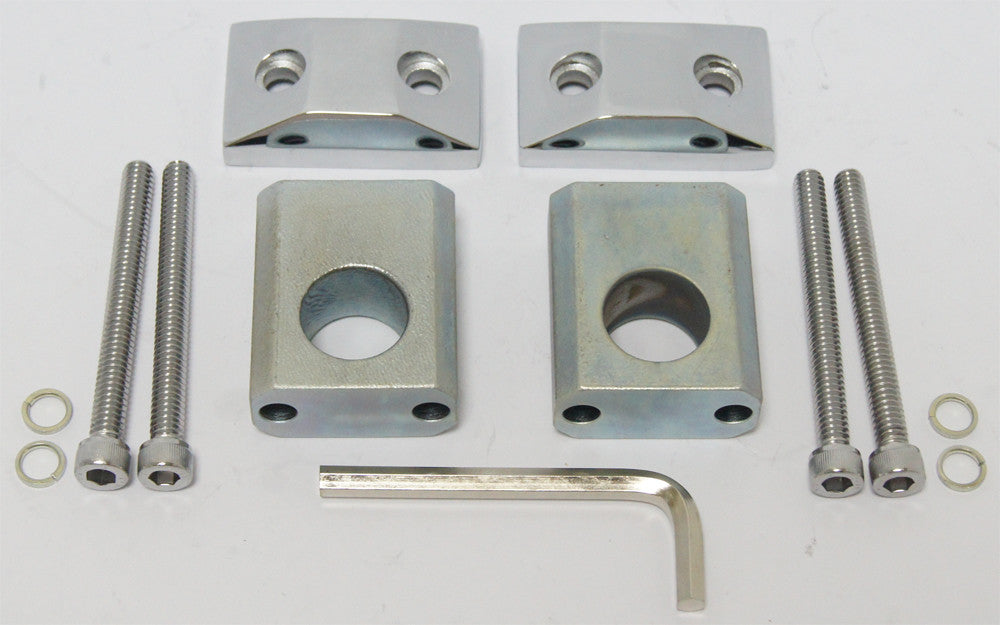 FXR AXLE ADJUSTERS - CHROME