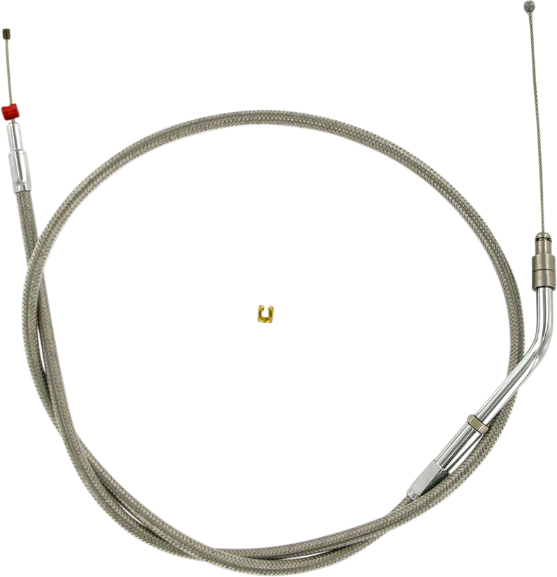 Stainless Steel Throttle Cable - V-Rod