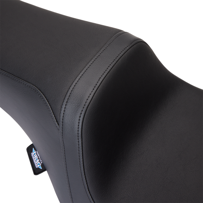 Predator 1Up Seat - Vinyl - Black - Smooth - FLH '08-'23