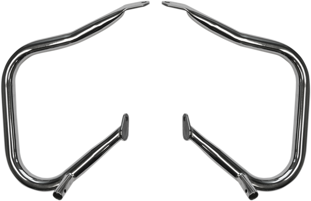 Rear Saddlebag Bars - Black - Touring