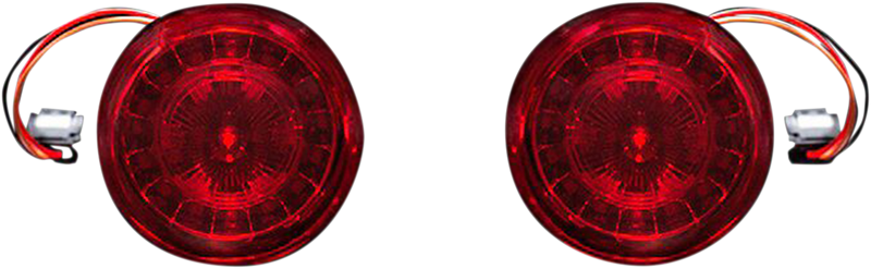 Rear Turn Signal Insert - JAE Bases - Red