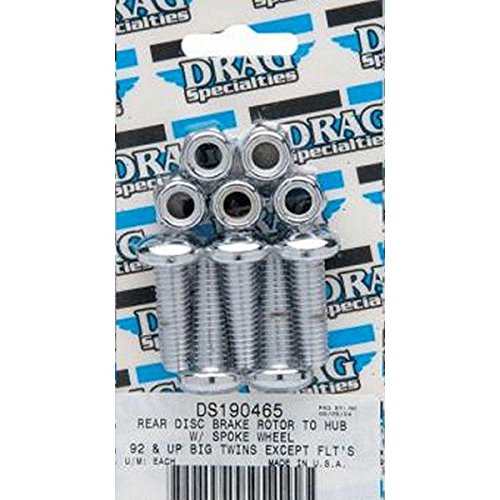 Chrome brake rotor bolts
