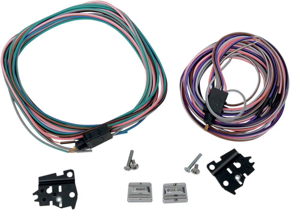 Handlebar Switch Kit - Radio - Chrome