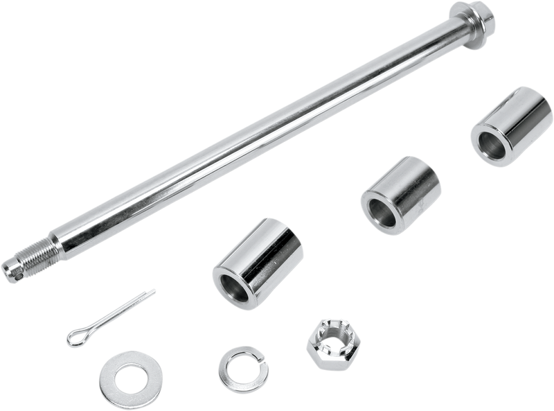 Axle Kit - Rear - Chrome - '00-'05 Dyna