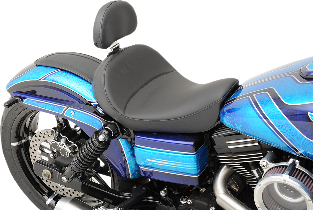 Solo Seat - Mild Stitched - Driver's Backrest - FXD/FLD '06-'17