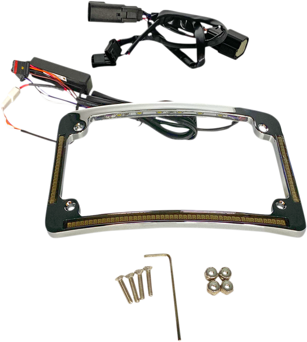 Radius License Plate Frame - Chrome