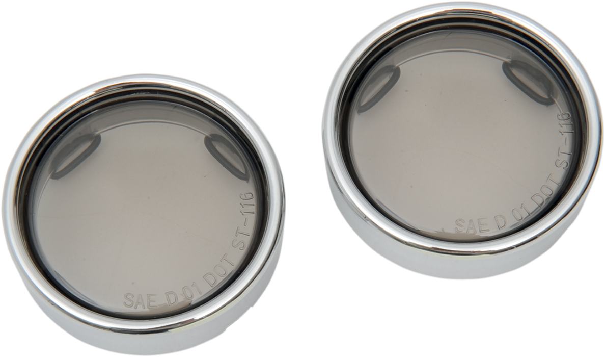 Lens w/Trim Ring - Smoke