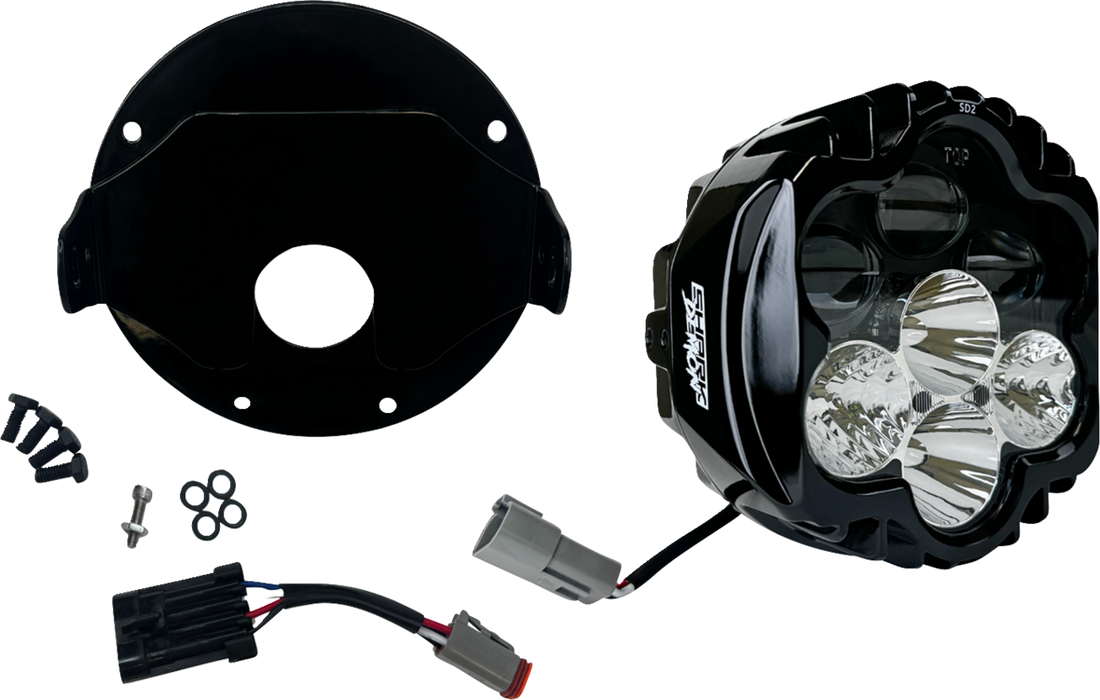 Shark Demon 2 Headlight kit for Low Rider ST