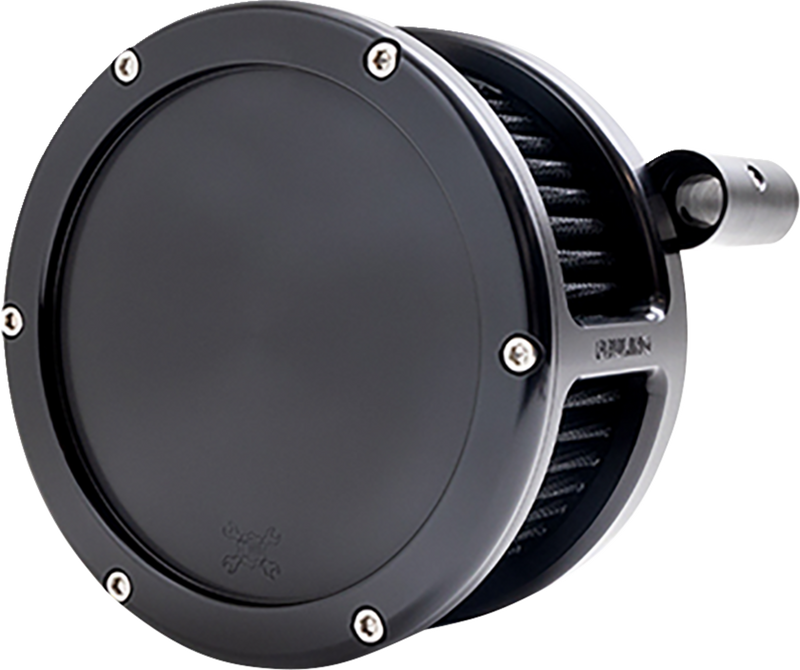 BA Air Cleaner Kit - Black with Black Filter - '08-'17 Dyna/Softail/Touring