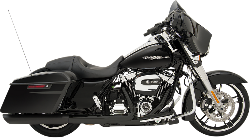 4" Slashdown Slip-On Mufflers - Black