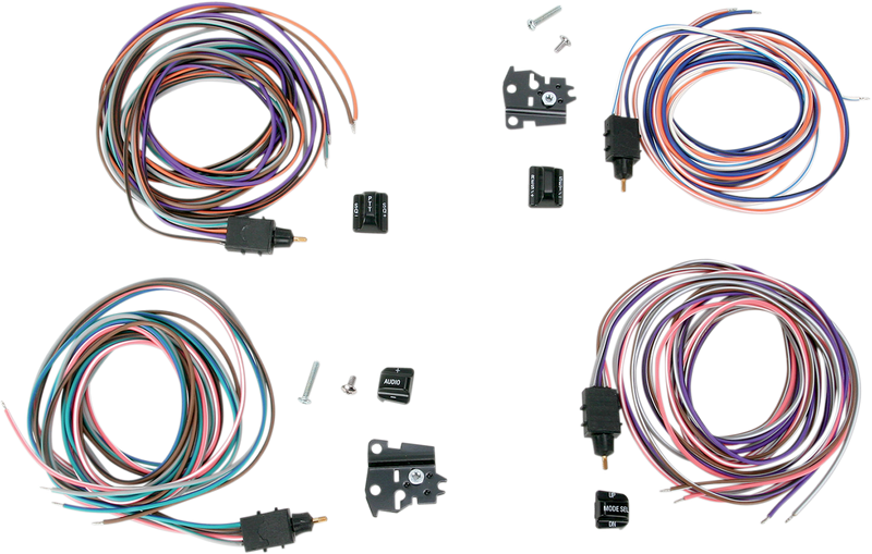 Handlebar Switch Kit - Radio/Cruise - Black
