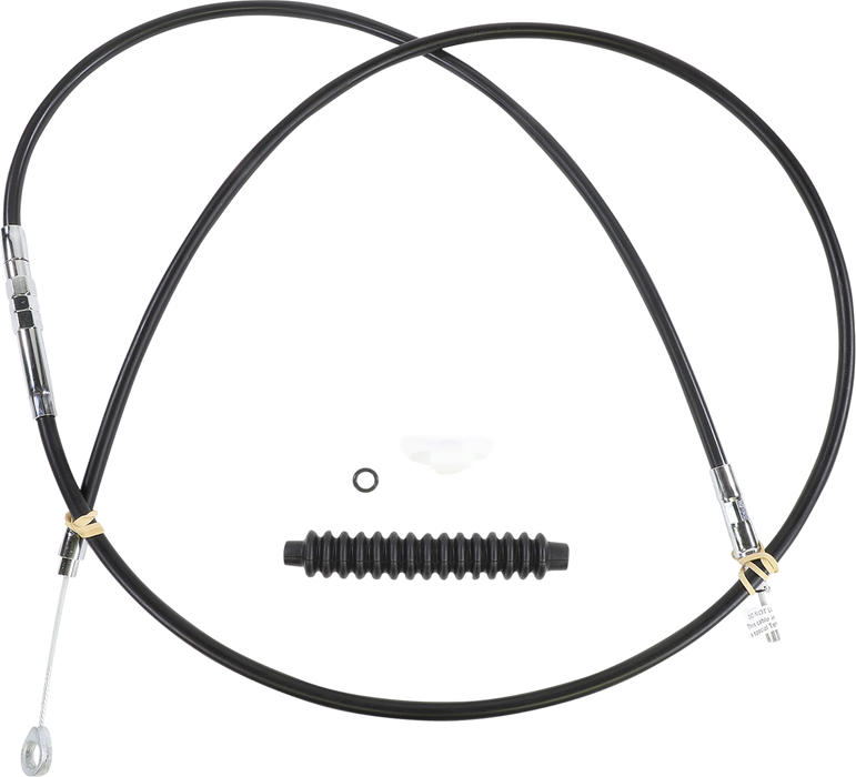 High-Efficiency Black Vinyl Clutch Cable - 76"