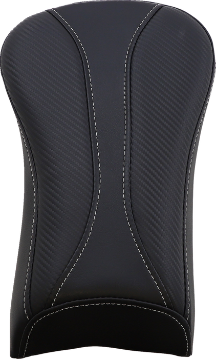 Dominator Pillion Pad - Standard Reach - Black w/ Gray Stitching - FLSTC '06-'17