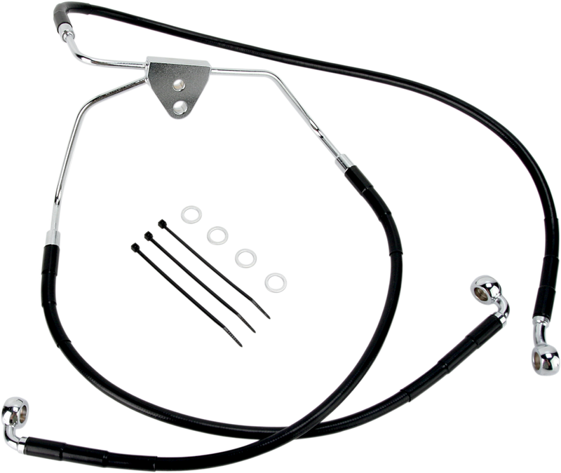 Brake Line - Front (Lower/Upper) - Black