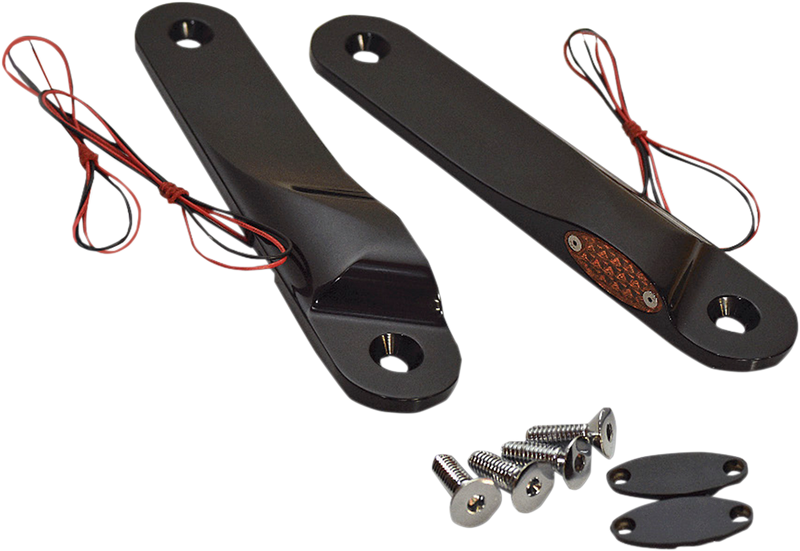 LED Front Turn Signal Lights - Black