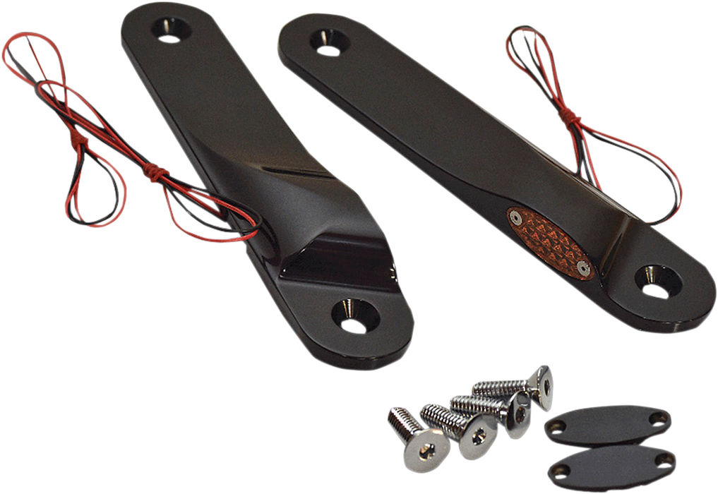 LED Front Turn Signal Lights - Black