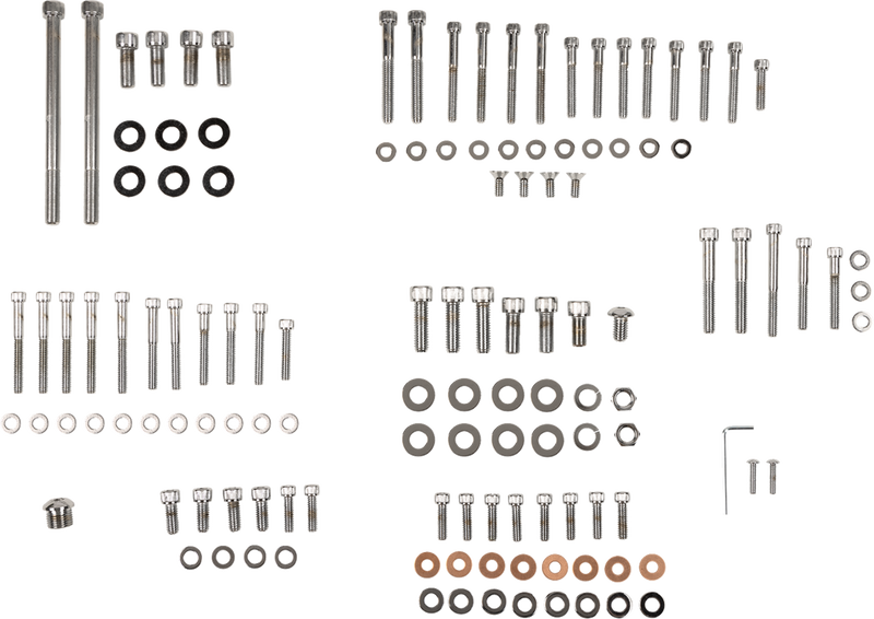 Bolt Kit - Complete Motor - Knurled/Socket-Head - '91-'03 Sportster