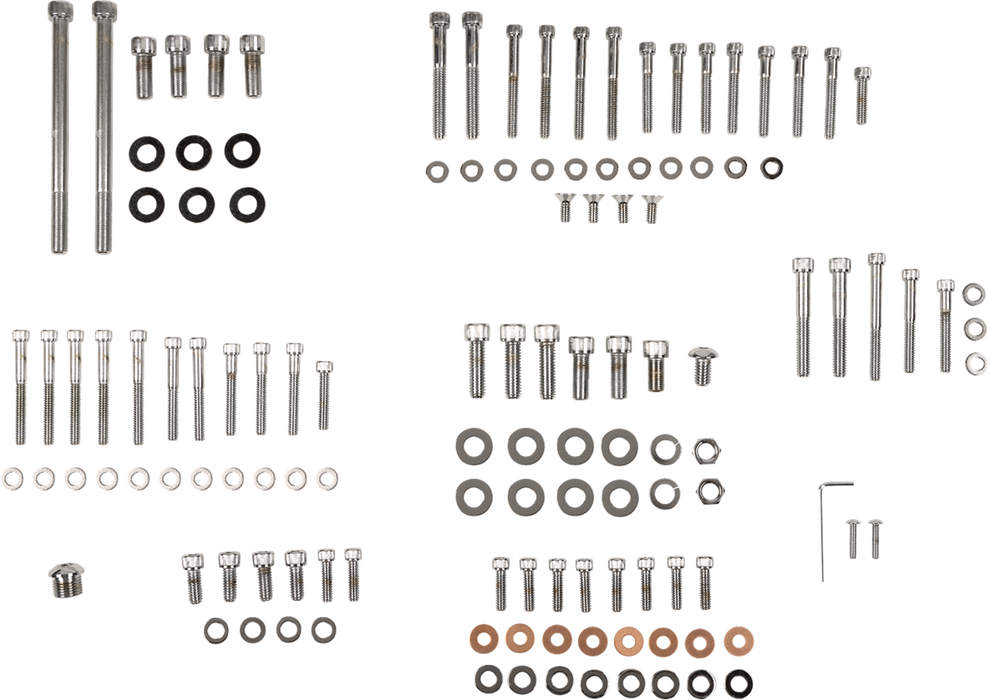 Bolt Kit - Complete Motor - Knurled/Socket-Head - '91-'03 Sportster
