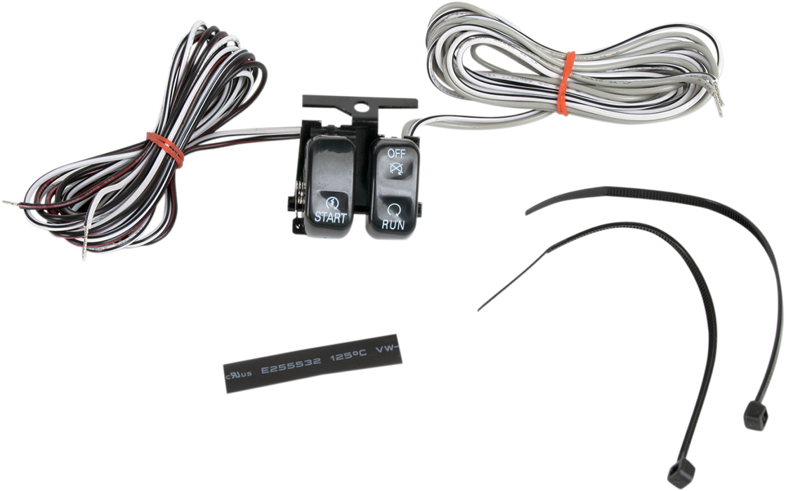 Handlebar Switch Kit - Start/Stop - Black