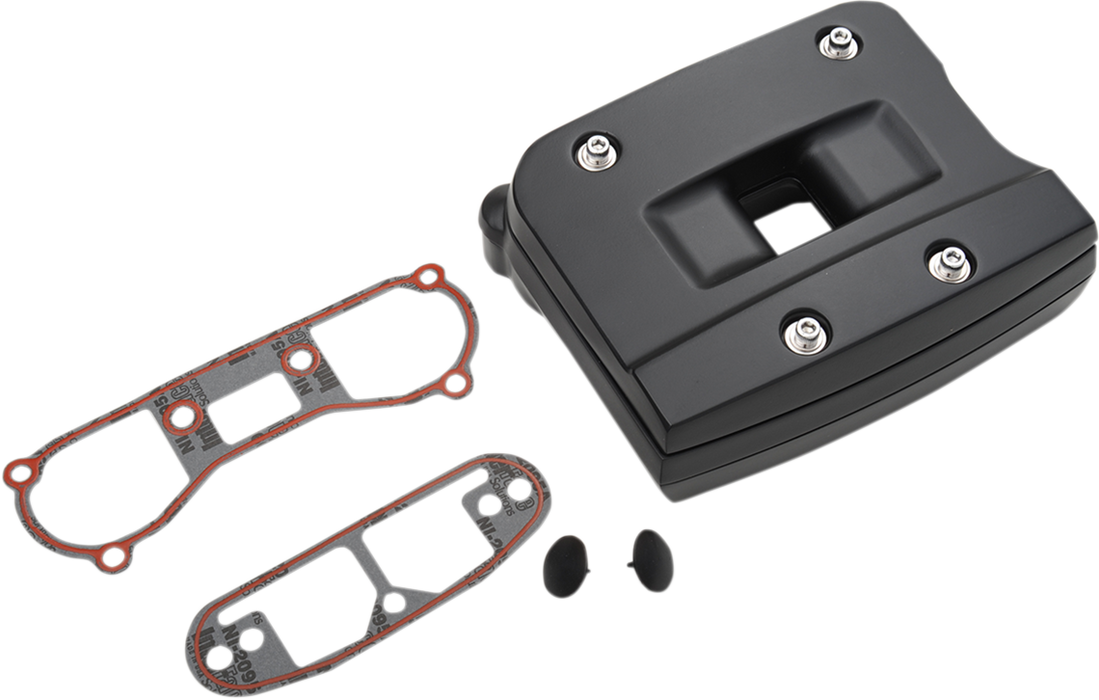 Rocker Box - Black - Evo Big Twin