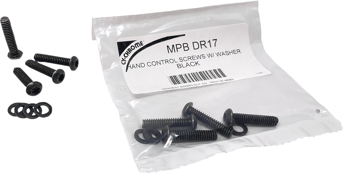 Screw Kit - Hand Control - Black