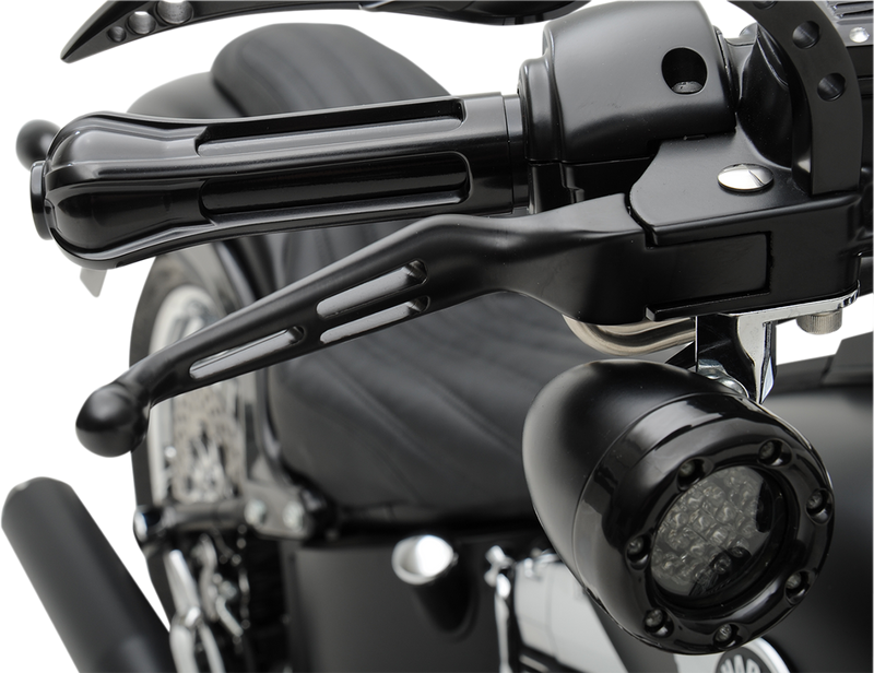Slotted Wide Blade Lever Set - Black