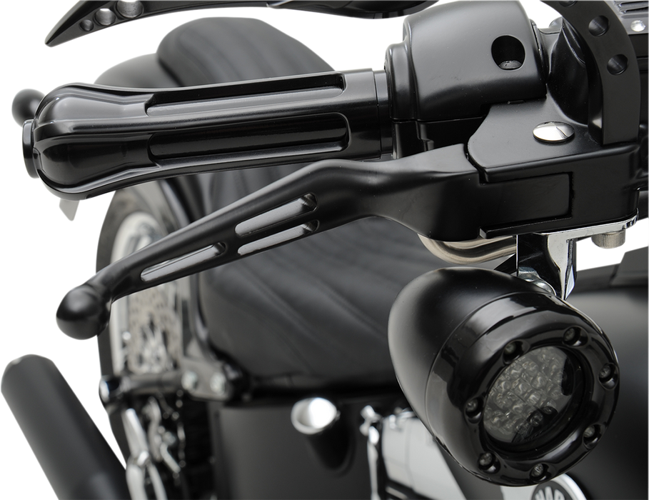 Slotted Wide Blade Lever Set - Black