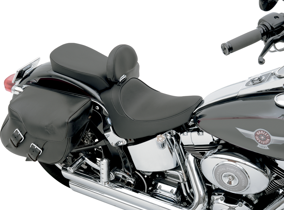 Rear Solo Seat - Wide - Smooth - FXST/FLST '00-'06