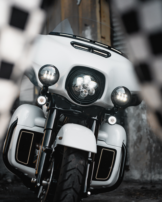 4.5" Passing Lamp - with Halo - Black