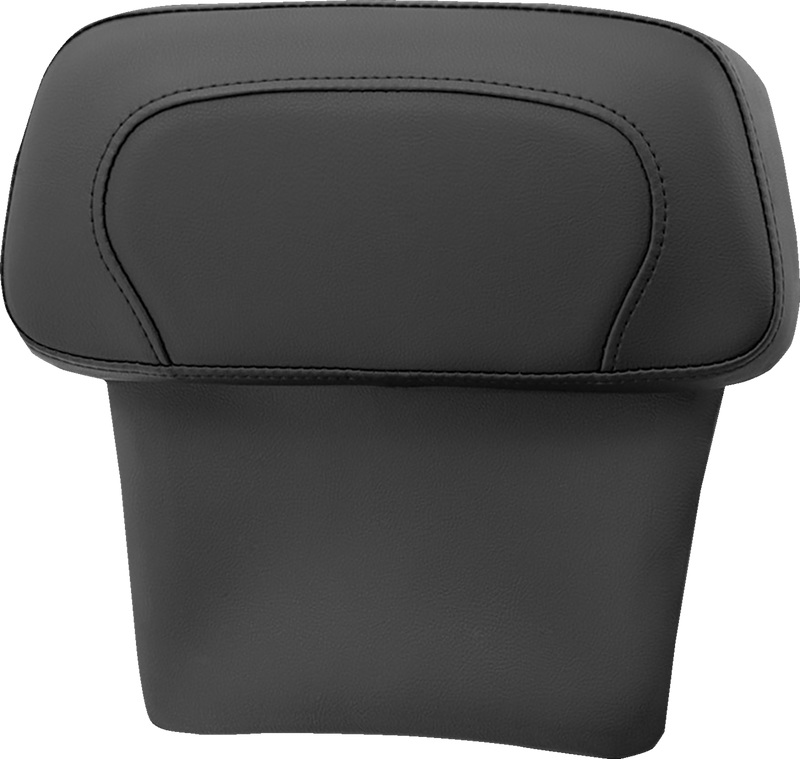 Chopped Tour Pak Backrest Pad - RoadSofaâ¢ - Perforated Black w/ Lattice Stitch - FLT/FLH '14-'23