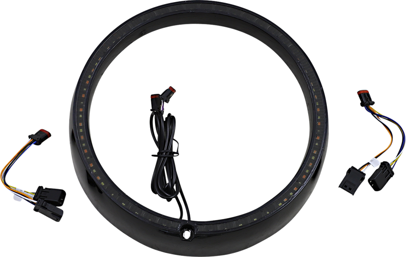 Trim Ring - Sequential Turn Signal - Black