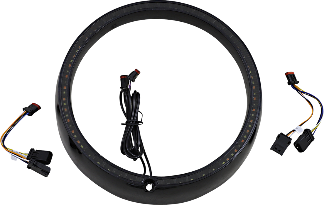 Trim Ring - Sequential Turn Signal - Black