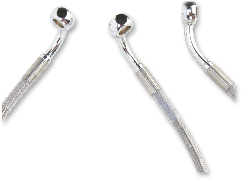 Brake Line - Front - +6" - Touring - Stainless Steel