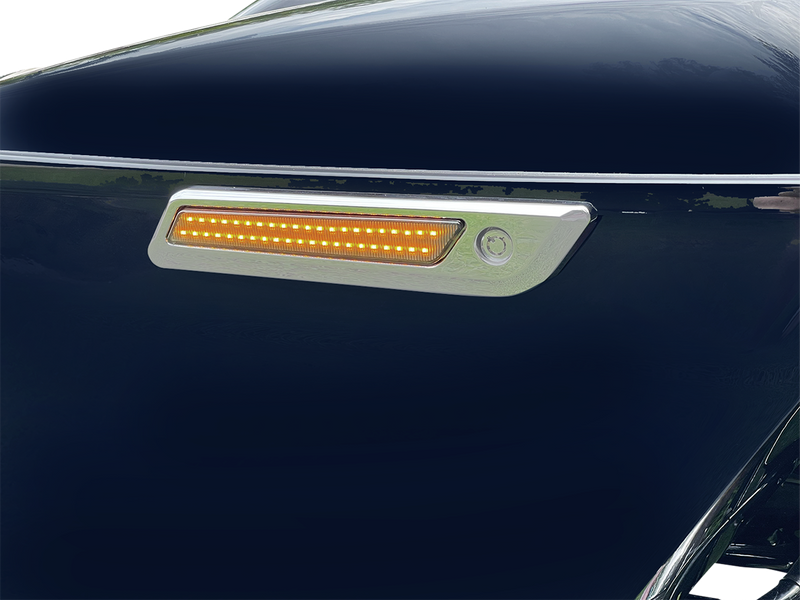 Latch Light - Saddlebag - Dual Color - Smoke - Chrome