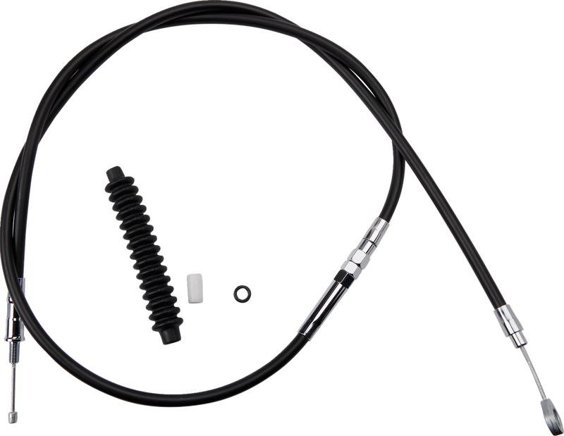 High-Efficiency Black Vinyl Clutch Cable - 61-1/4"