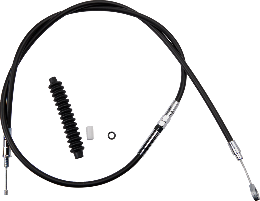 High-Efficiency Black Vinyl Clutch Cable - 61-1/4"