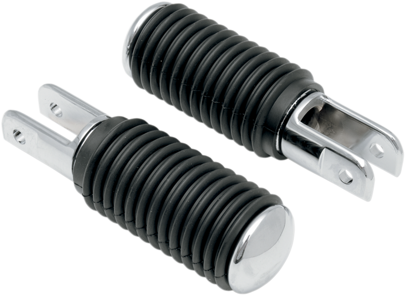 5/8 Mount Pegs - Rubber - Chrome End