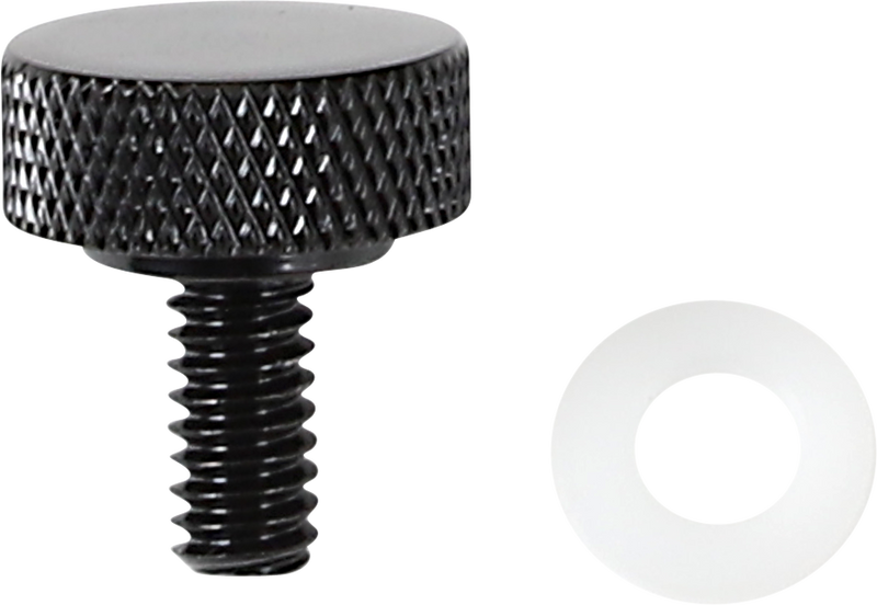 Seat Knob - Smooth - Black - 1/4"-20