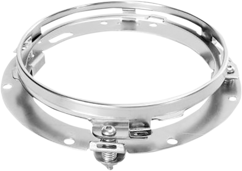 Headlamp - 7" - LED - Chrome