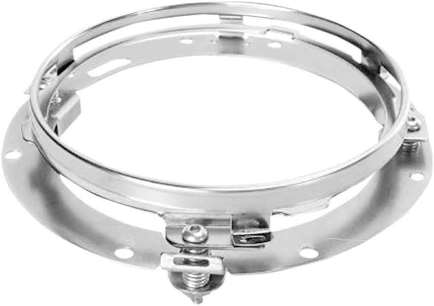 Headlamp - 7" - LED - Chrome