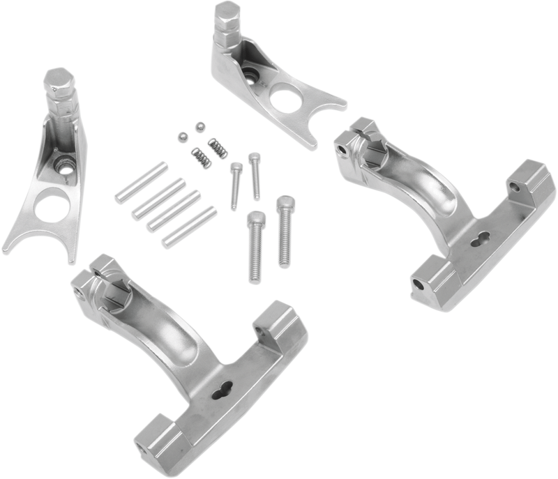 Passenger Floorboard Mount - Chrome - FL/FX