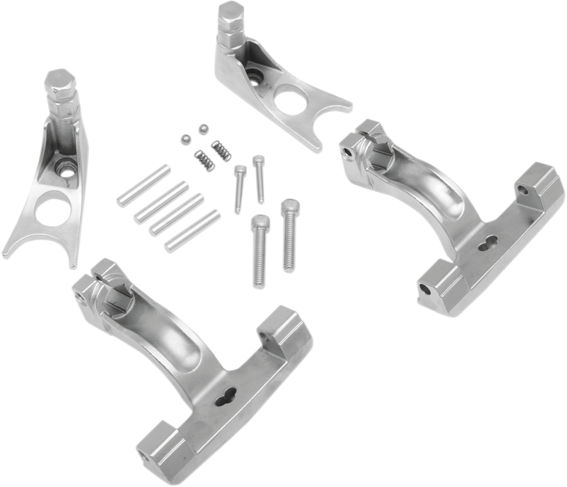 Passenger Floorboard Mount - Chrome - FL/FX