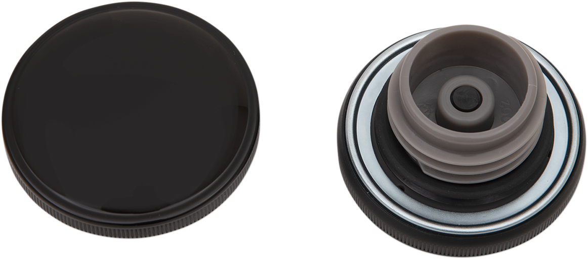 Screw-In Gas Cap - Vented - Gloss Black