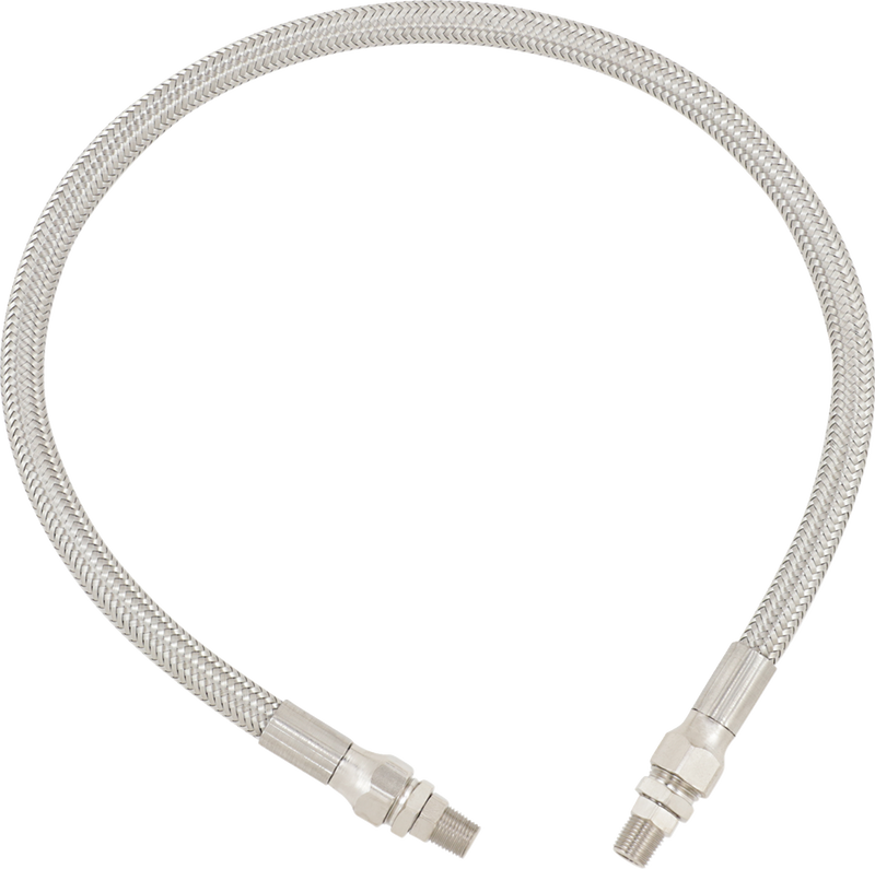 Universal Oil Line - Stainless Steel - 22"